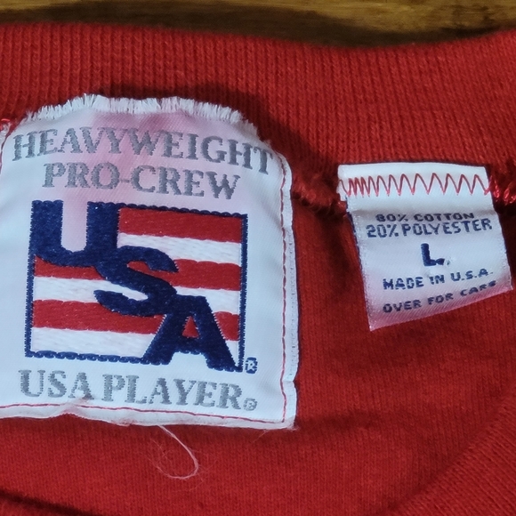 Vintage 90s Wisconsin Badgers Sweatshirt Size Large Embroidered USA Player B28 - Picture 4 of 7